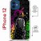 Чехол-накладка Apple iPhone 12  (598927) Kruche PRINT Микки Маус