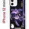 Чехол-накладка iPhone 12 mini Kruche Print Raiden Genshin