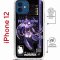 Чехол-накладка Apple iPhone 12  (598927) Kruche PRINT Raiden Genshin