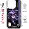 Чехол-накладка Apple iPhone 14 Pro (625961) Kruche PRINT Raiden Genshin