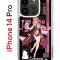 Чехол-накладка Apple iPhone 14 Pro (625958) Kruche PRINT Yae Miko Genshin