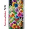 Чехол-накладка Samsung Galaxy A20S Kruche Print Одуванчики
