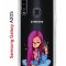 Чехол-накладка Samsung Galaxy A20S (588937) Kruche PRINT Pink Hair