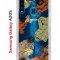 Чехол-накладка Samsung Galaxy A20S Kruche Print Ягоды и Цветы