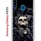 Чехол-накладка Samsung Galaxy A20S Kruche Print Skull Hands