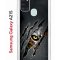 Чехол-накладка Samsung Galaxy A21S Kruche Print Тигриный глаз