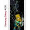 Чехол-накладка Samsung Galaxy A21S Kruche Print Барт Симпсон