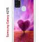 Чехол-накладка Samsung Galaxy A21S (587676) Kruche PRINT Pink heart