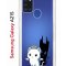 Чехол-накладка Samsung Galaxy A21S Kruche Print Angel Demon