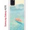 Чехол-накладка Samsung Galaxy A21S (587676) Kruche PRINT озеро цветов