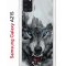 Чехол-накладка Samsung Galaxy A21S Kruche Print Волк