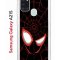 Чехол-накладка Samsung Galaxy A21S Kruche Print Человек-Паук черный