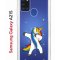 Чехол-накладка Samsung Galaxy A21S Kruche Print Единорожка