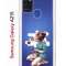 Чехол-накладка Samsung Galaxy A21S Kruche Print Рисуя любовь
