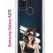 Чехол-накладка Samsung Galaxy A21S Kruche Print Фэшн леди
