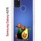 Чехол-накладка Samsung Galaxy A21S Kruche Print Авокотики
