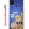 Чехол-накладка Samsung Galaxy A21S Kruche Print Крафтовые наклейки