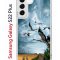Чехол-накладка Samsung Galaxy S22 Plus Kruche Print Журавли