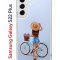 Чехол-накладка Samsung Galaxy S22 Plus Kruche Print Велосипедная прогулка