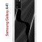 Чехол-накладка Samsung Galaxy A41 Kruche Print Line black