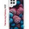 Чехол-накладка Samsung Galaxy A22 Kruche Print Fresh berries