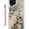 Чехол-накладка Samsung Galaxy A22/M22/M32 Kruche Print Белая роза