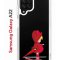 Чехол-накладка Samsung Galaxy A22 (606545) Kruche PRINT Девочка с зонтом