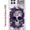 Чехол-накладка Samsung Galaxy A22/M22/M32 Kruche Print Sugar Skull