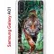 Чехол-накладка Samsung Galaxy A01/A015 Kruche Print Крадущийся тигр