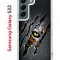 Чехол-накладка Samsung Galaxy S22 (610633) Kruche PRINT Тигриный глаз