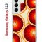 Чехол-накладка Samsung Galaxy S22 Kruche Print Orange