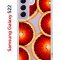 Чехол-накладка Samsung Galaxy S22 Kruche Print Orange