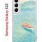 Чехол-накладка Samsung Galaxy S22 Kruche Print озеро цветов