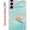 Чехол-накладка Samsung Galaxy S22 Kruche Print озеро цветов
