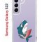 Чехол-накладка Samsung Galaxy S22 Kruche Print Акула