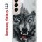 Чехол-накладка Samsung Galaxy S22 Kruche Print Волк