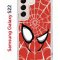 Чехол-накладка Samsung Galaxy S22 (610633) Kruche PRINT Человек-Паук красный