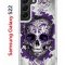 Чехол-накладка Samsung Galaxy S22 (610633) Kruche PRINT Sugar Skull