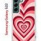 Чехол-накладка Samsung Galaxy S22 Kruche Print Сердце