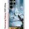 Чехол-накладка Samsung Galaxy S22 Ultra Kruche Print Журавли