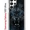 Чехол-накладка Samsung Galaxy S22 Ultra Kruche Print Дикий леопард