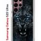 Чехол-накладка Samsung Galaxy S22 Ultra Kruche Print Дикий леопард