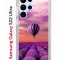 Чехол-накладка Samsung Galaxy S22 Ultra Kruche Print Лавандовый рай