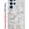 Чехол-накладка Samsung Galaxy S22 Ultra Kruche Print White roses