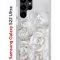 Чехол-накладка Samsung Galaxy S22 Ultra Kruche Print White roses