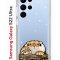 Чехол-накладка Samsung Galaxy S22 Ultra Kruche Print тигр первый снег