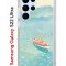 Чехол-накладка Samsung Galaxy S22 Ultra Kruche Print озеро цветов