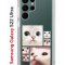 Чехол-накладка Samsung Galaxy S22 Ultra Kruche Print Коты