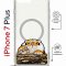 Чехол-накладка Apple iPhone 7 Plus (626142) Kruche PRINT тигр первый снег
