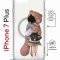 Чехол-накладка Apple iPhone 7 Plus (626142) Kruche PRINT Девочка с мишкой